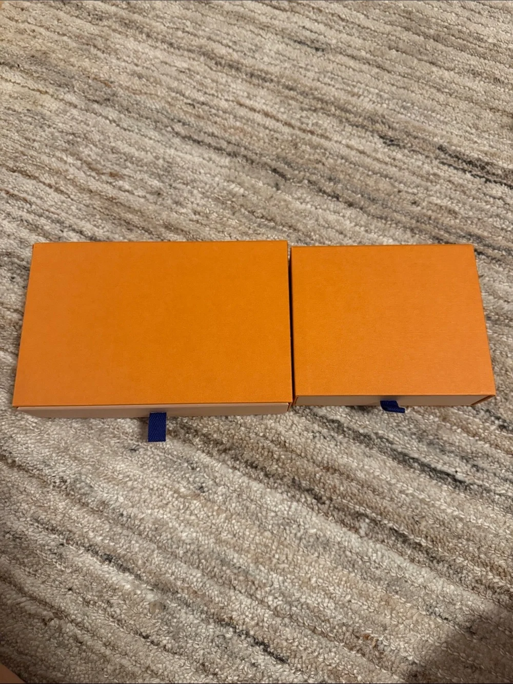 Louis Vuitton Orange and Navy Gift Box Set